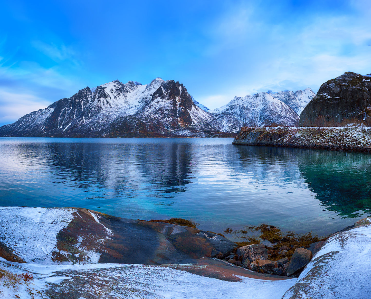 Lago Bosque Nevado Horizontal 2 ⭐⭐⭐⭐⭐ (91)