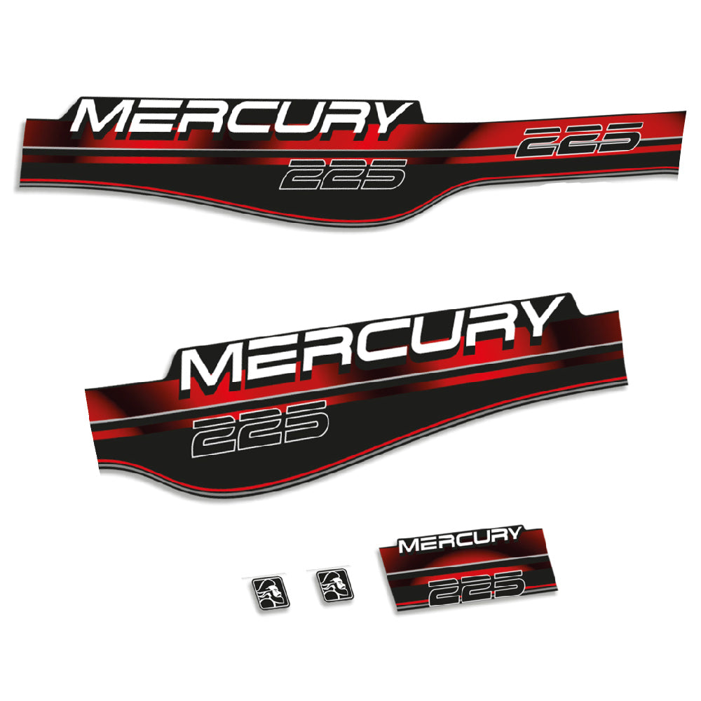 Adhesivos Mercury 225HP 1994-2001 motor fueraborda pegatinas en vinilo