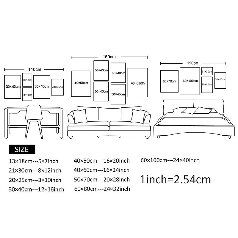 Arte de Pared de Cocina: Lienzo de Hierbas, Especias y Utensilios de Sushi – Decoración Elegante para Hogar y Cocina