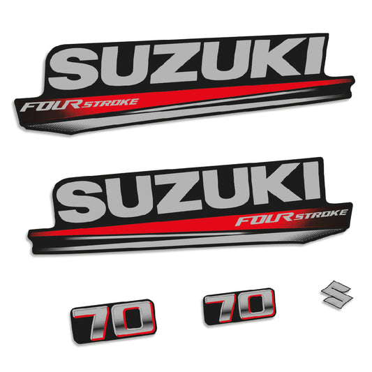 Adhesivos Suzuki DF70 70HP Cuatro tiempos 2017 motor fueraborda pegatinas en vinilo